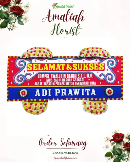 Papan Bunga Ucapan Selamat Dauh Puri